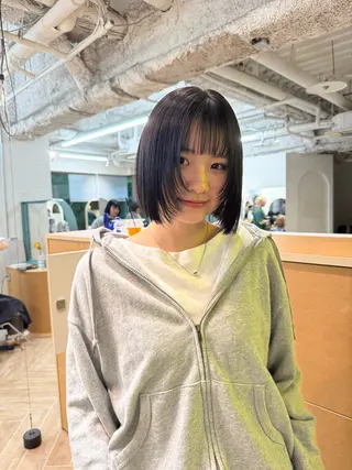 ショート 新潟/万代/レイヤー 韓国風/明間未来のヘアスタイル