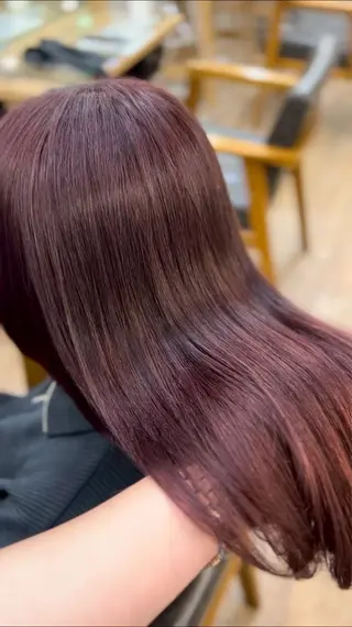 ロング カラー 宮﨑 青空のヘアスタイル