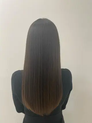 ロング 小西 麗歌のヘアスタイル