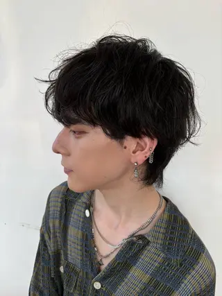 パーマ メンズ 似合わせカット‪// 鶴我万唯華のヘアスタイル
