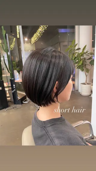 ショート ♡レイヤーボブ パーマ/うらら♡のヘアスタイル