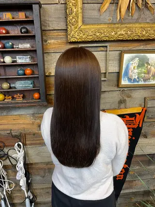 ロング カラー 川崎 かなでのヘアスタイル
