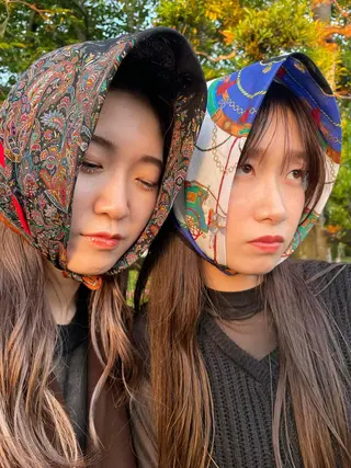 セミロング カラー パーマ ヘアアレンジ 🦖ノザワ リンカ🦖のヘアスタイル