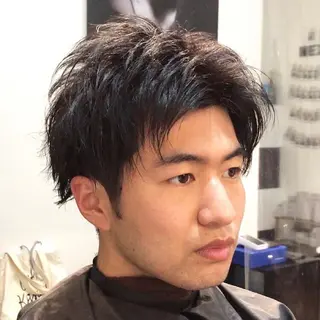 ショート カラー メンズ ⭐️メンズ特化⭐️ 上杉俊祐のヘアスタイル