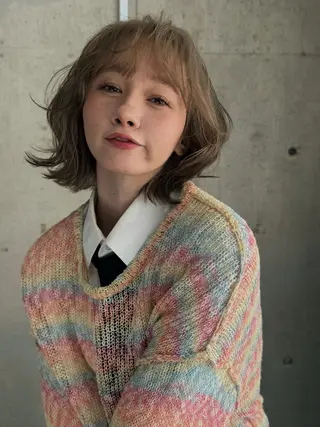 ショート 🩵縮毛矯正・ボブ 岩原朋也🩵のヘアスタイル