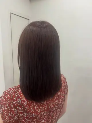 セミロング カラー ULUA ひまりのヘアスタイル