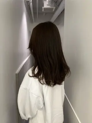 セミロング 鈴木 三保のヘアスタイル