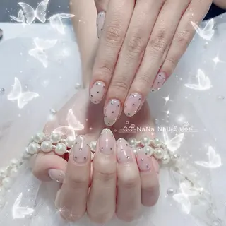 ネイル CC  NaNa ワンホンネイル🌙Nのネイルデザイン