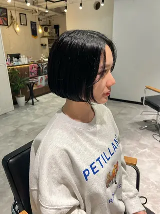 ショート カラー ヘアアレンジ 「sumi」 AMIのヘアスタイル