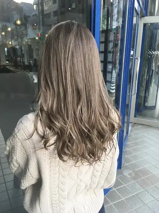 ミディアム カラー ヘアアレンジ 横浜縮毛矯正 ☆渋谷良太のヘアスタイル