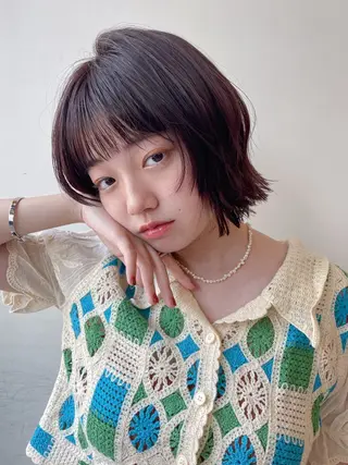 ミディアム ボブ/ミディアム 親しみやすさ/さくらのヘアスタイル