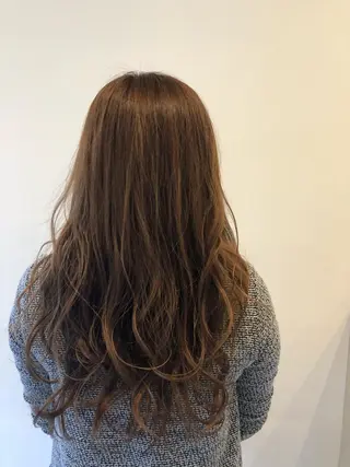 ロング カラー ヘアアレンジ 透明感カラー🤎 ゆりのヘアスタイル