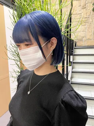 ショート カラー コトミ【メンズ】 【曲がる縮毛矯正】のヘアスタイル