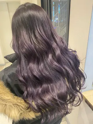 ロング カラー 池西 佳穂のヘアスタイル