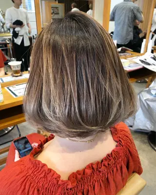 ミディアム カラー 🌼圧倒的な口コミ数 BRAVE柏東口のヘアスタイル