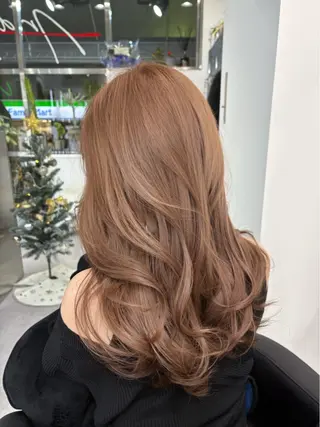 ロング カラー Ardore 韓国風カラー大阪のヘアスタイル