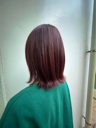 ミディアム 🩷艶カラー 🧡💛リサ🫧のヘアスタイル