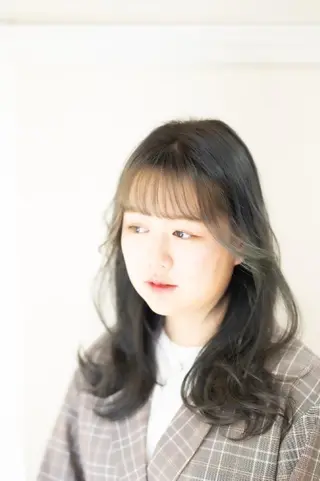 ロング カラー パーマ muk hair篠村 髪質改善/完全個室のヘアスタイル