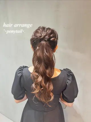 ロング ヘアアレンジ 透明感カラー🩰🤍 髪質改善🪄/伽音のヘアスタイル