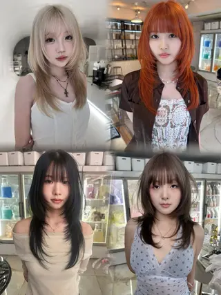 RiA/レイヤーカッ ト/ハッシュカットのヘアスタイル