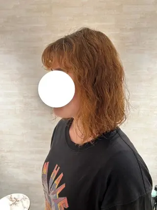 ミディアム パーマ ✨カット✨ 小田　なつめのヘアスタイル