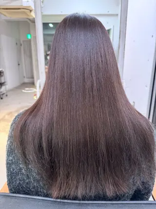 ロング 藤原 杏翼のヘアスタイル