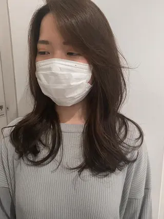ロング パーマ 韓国hair ·͜· watanabeのヘアスタイル