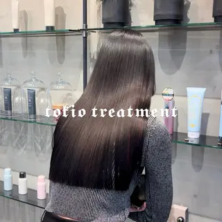 ロング カラー YUIKA☆髪質改善 小顔カット艶カラーのヘアスタイル