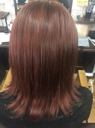カラー 中山 ルミ子のヘアスタイル