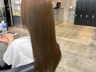 カラー 縮毛矯正/ 豊島怜のヘアスタイル