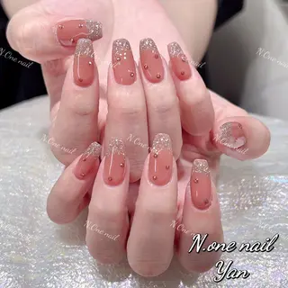 ネイル 長いだし/スカルプ/ パラシェルN.oneのネイルデザイン