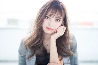 ロング カラー 小野 和摩のヘアスタイル
