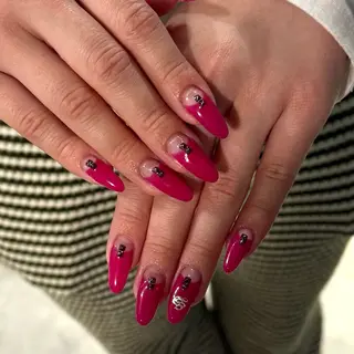 ネイル 𝙃𝙖𝙧𝙪⋆ ˚꩜｡個性派のネイルデザイン