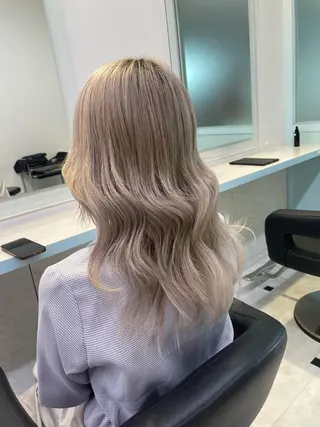 ミディアム カラー ヘアアレンジ 【美髪矯正/絹髪】 🎀hinano🎀のヘアスタイル