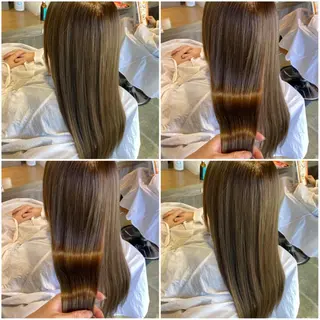 カラー 🐻結んで可愛い hair EMI🐻のヘアスタイル