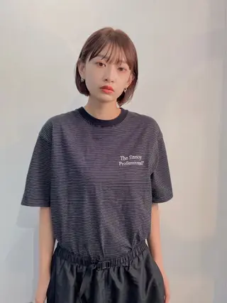 ショート カラー メンズカット メンズパーマのヘアスタイル