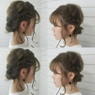 ヘアアレンジ 今中 小百合のヘアスタイル
