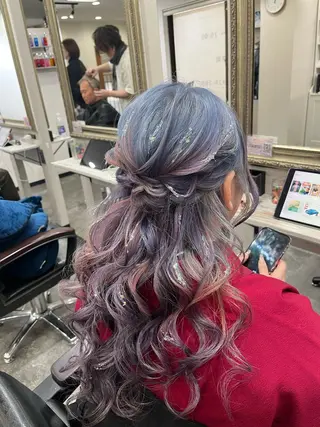 ロング ヘアアレンジ 籾木 美優のヘアスタイル