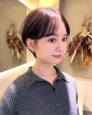 ショート カラー ショート/ボブ/パー マ原宿🪷Akinaのヘアスタイル