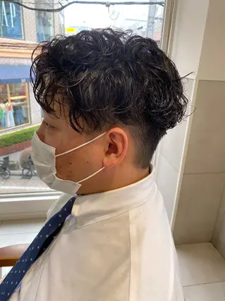 カラー パーマ ヘアアレンジ メンズ メンズパーマの巨匠 鈴木純のヘアスタイル