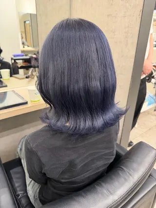 ミディアム カラー GiseL博多 HiROEのヘアスタイル