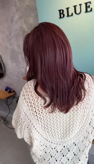 ロング カラー ❣️ハイトーン❣️ BLUE&Co.のヘアスタイル