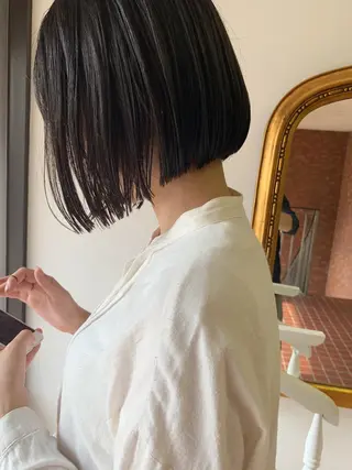 ショート 丹羽大喜 縮毛矯正/美髪矯正のヘアスタイル