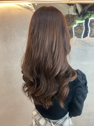 ロング カラー 齋藤 未来のヘアスタイル