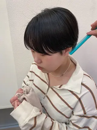 ショート 野林 夏帆のヘアスタイル