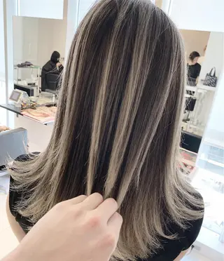 ミディアム カラー ヘアアレンジ 阿部 圭悟のヘアスタイル