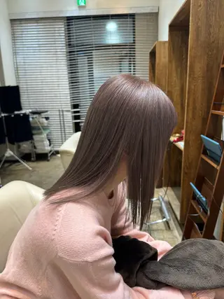 ミディアム カラー 入江 允のヘアスタイル