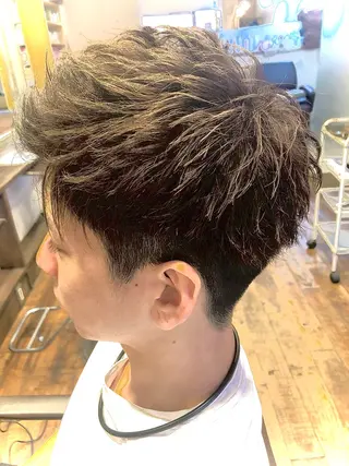 ショート メンズ カラー ♦️お任せ美容師♦️ ★ヤマフジ★のヘアスタイル