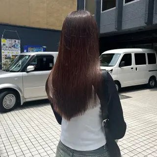 ロング 艶カラー/ブリーチ なし/ASUMI🎀のヘアスタイル
