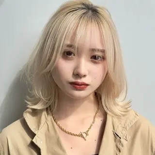 カラー 🫧予約取れます🫧 透明感✨️さとりんのヘアスタイル